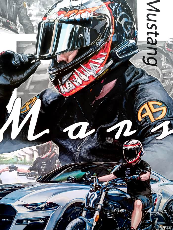 原创机车海报,每张都是精品_摩托车论坛_汽车之家论坛