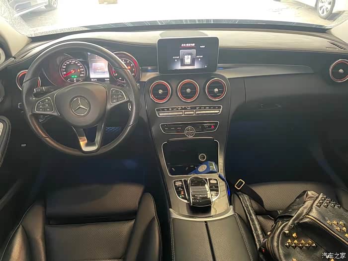 新到17年5月奔驰c200l9速手自一体44万公里