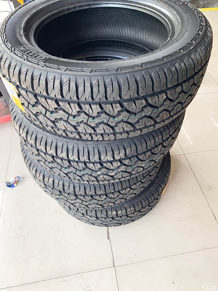 换装佳通at100轮胎