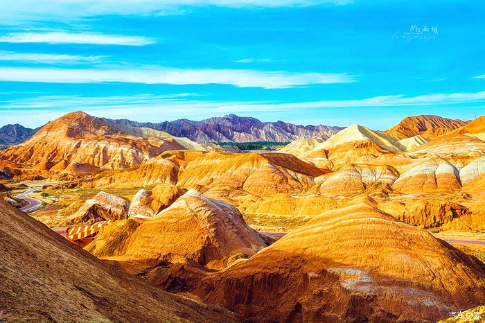 车到张掖精彩绝伦丹霞美