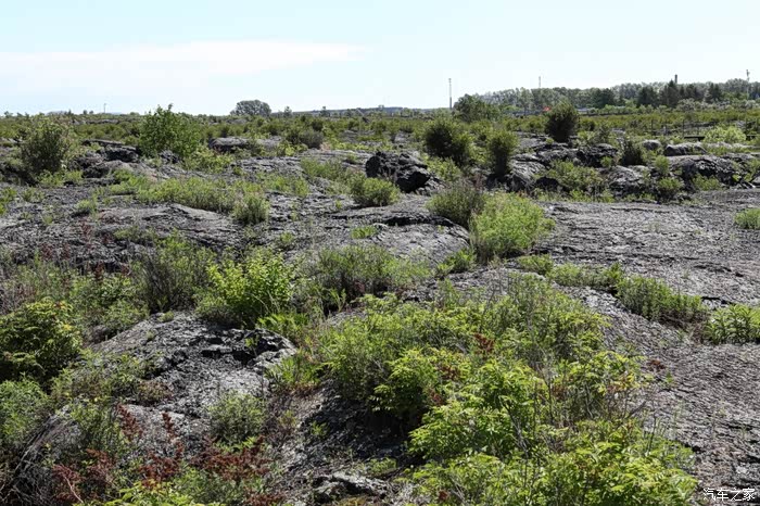 近距离感受火山岩的奇特景观