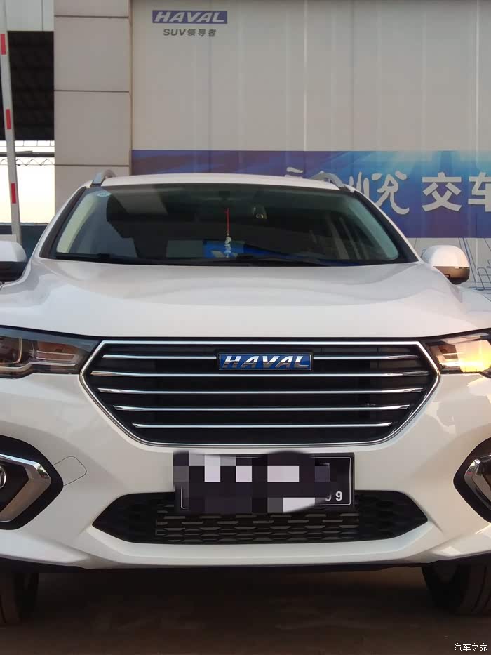 提车当天,第一次详细观察,哈弗标志的前脸,在这个看脸的时代,我觉得这