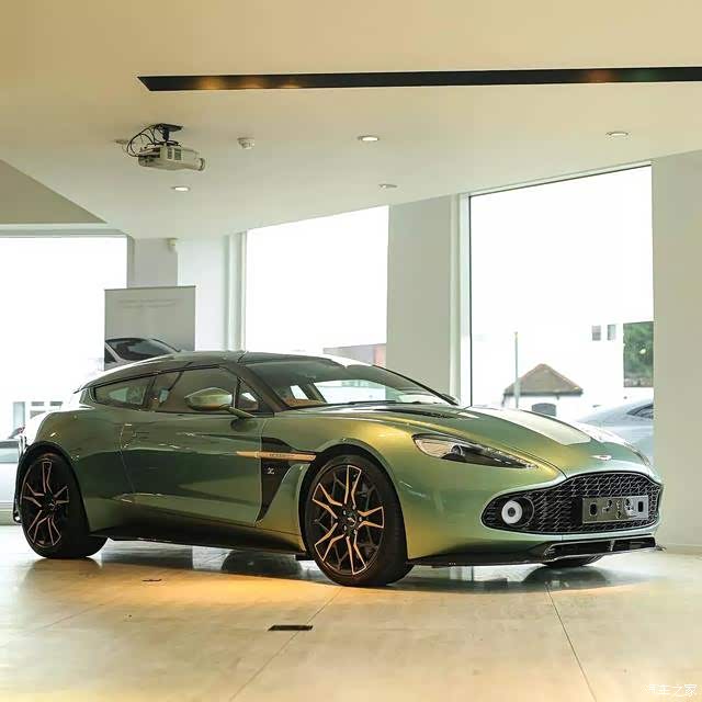 实拍全新阿斯顿马丁zagato猎装版伦敦橄榄绿真是太漂亮了