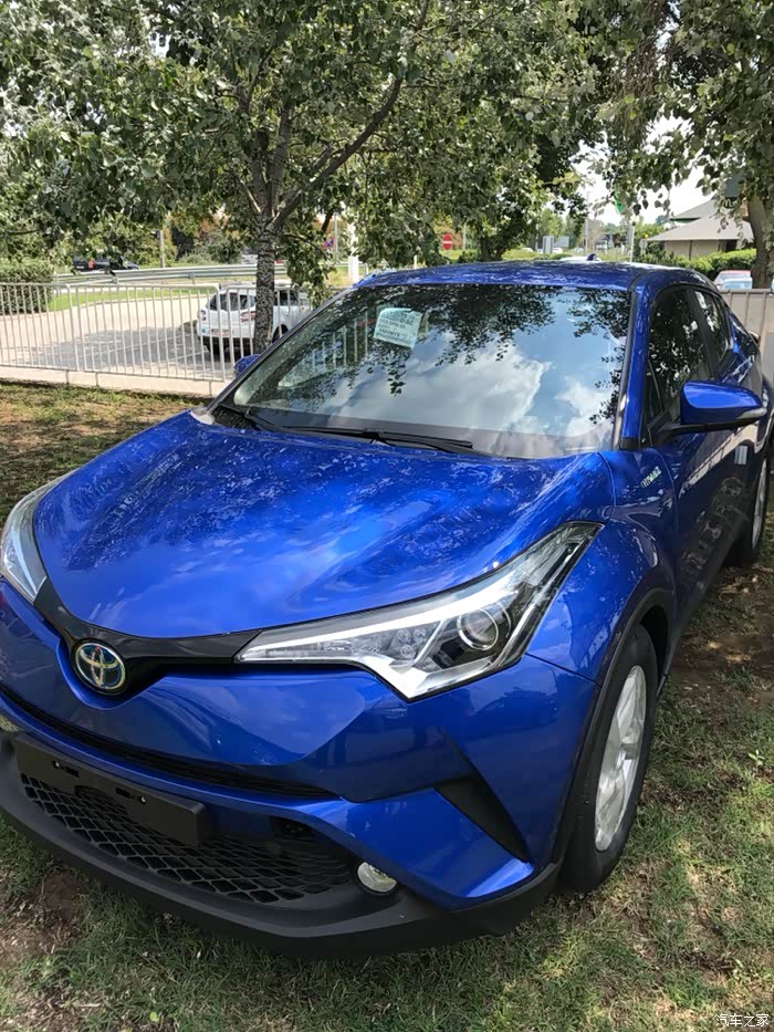 【图】今日chr订车,hybrid低配蓝色_丰田c-hr论坛_汽车之家论坛