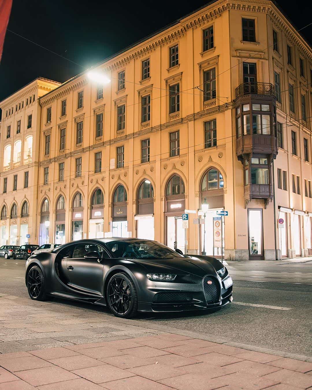 布加迪chironsport黑夜骑士降临