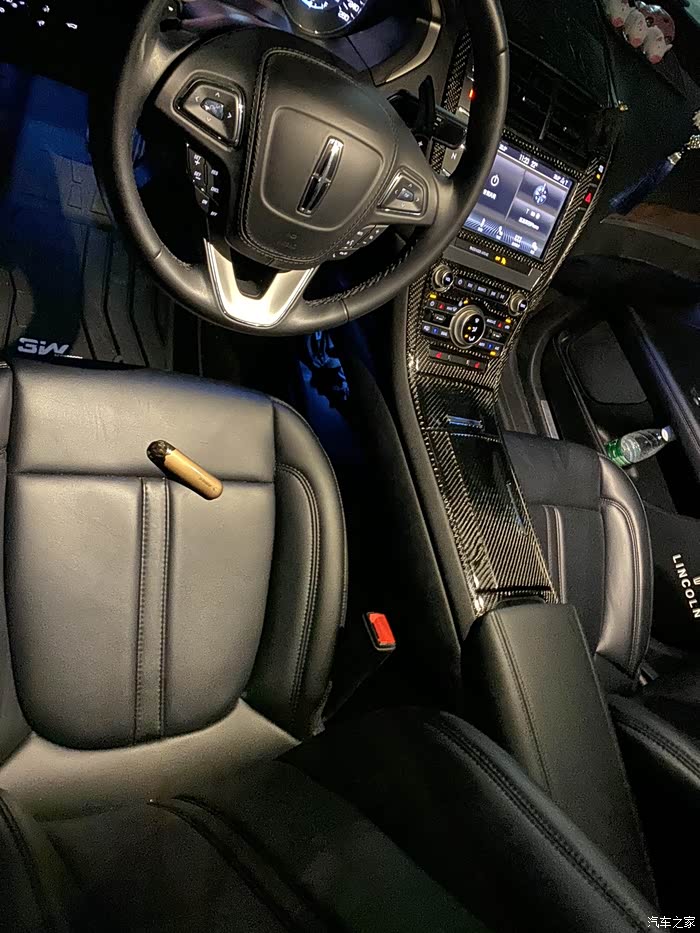 【图】mkz中控面板改色(木纹贴纸)_林肯mkz论坛_汽车之家论坛