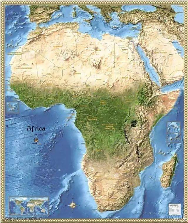 非洲大草原位置图图片