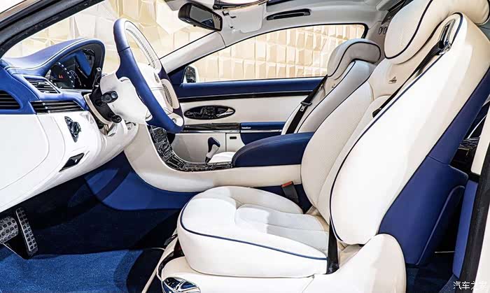 迈巴赫57s 蓝色内饰,612马力