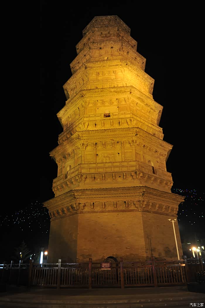 唐游记夜游彬县塔