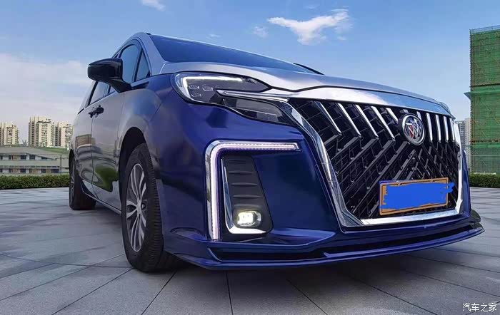 别克gl8改色后商务且帅气