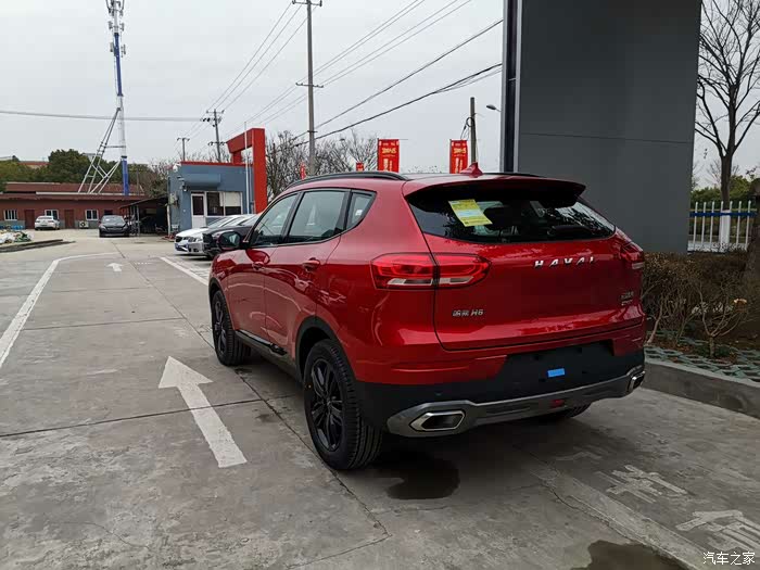 哈弗h6gt劲擎版红色提车3000公里作业给喜欢这款车的车友