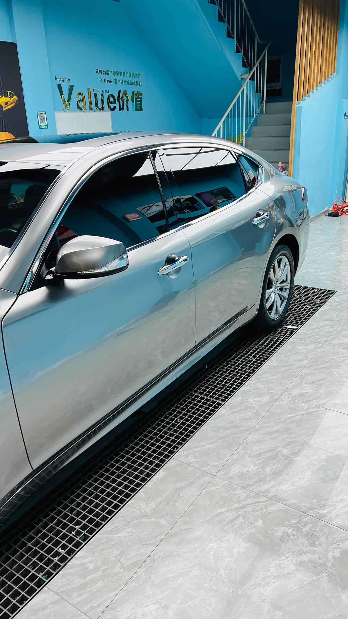 【图】英菲尼迪q70整车改色-液态金属银_英菲尼迪q70论坛_汽车之家