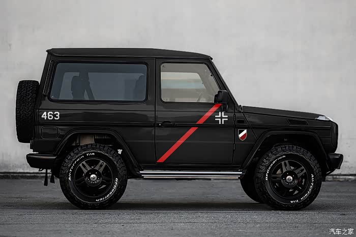 swb奔驰两门大g户外高清写真