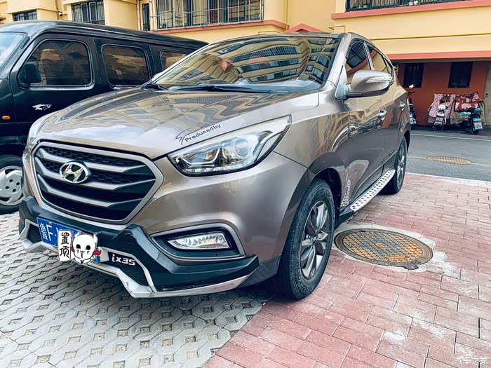 我的老伙伴北京现代 ix35 抛光打蜡后焕然一新