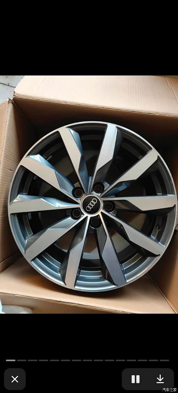 【图】哪位大神知道 这是奥迪哪款车的轮毂啊_奥迪a6l/a6(进口)论坛_