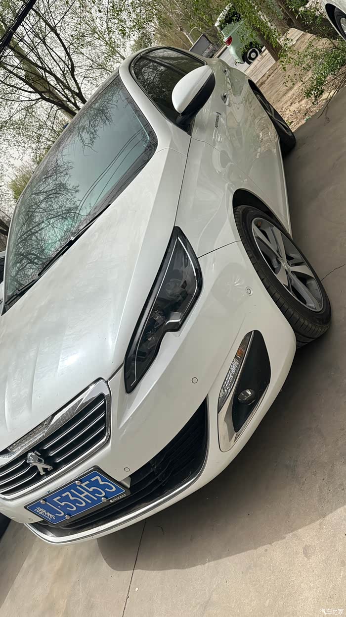 标致308s睿驰,8.1万公里,改装澳滋姆昆仑l3 3200