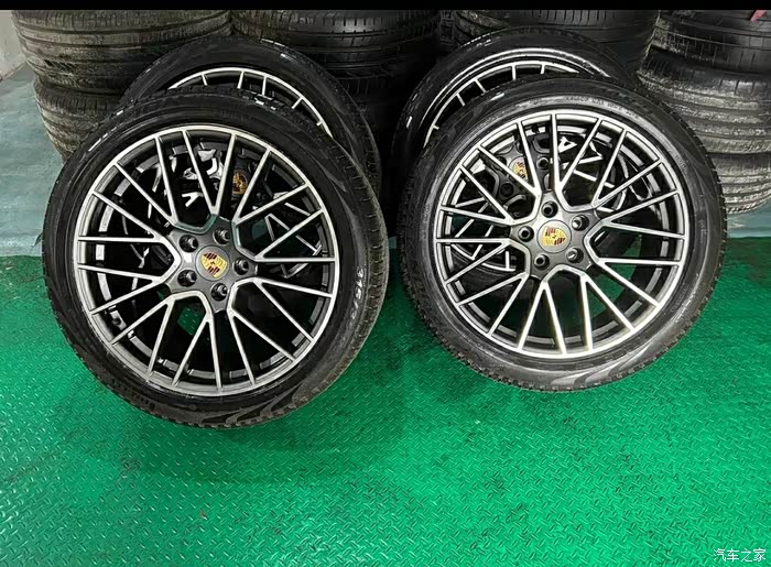 对对对一套保时捷21寸轮毂鸟巢21寸保时捷卡宴轮毂轮胎轮毂