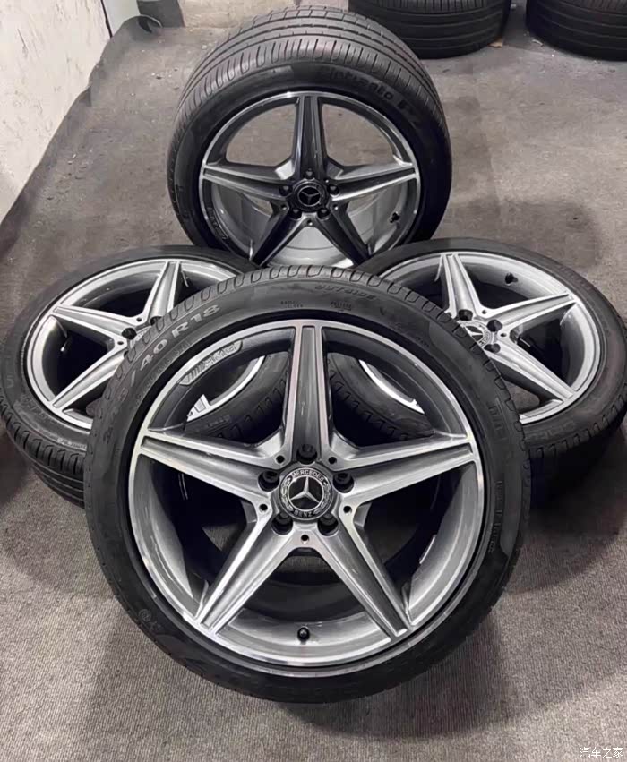 精品靓鞋子出来奔驰轮毂18寸20款c260运动版原厂原车奔