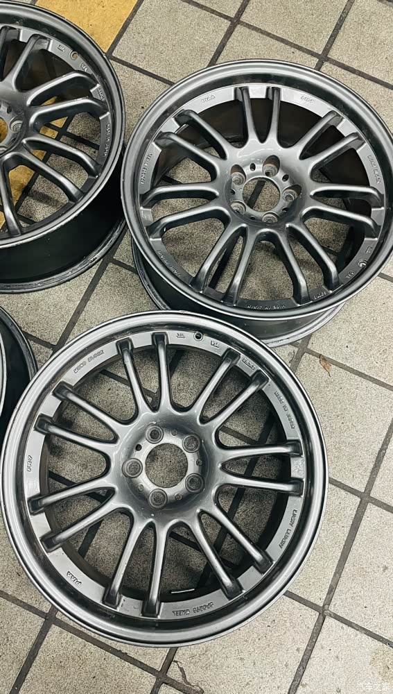 出自用日本产正品17寸piaa轮毂不含轮胎自己不满意et值