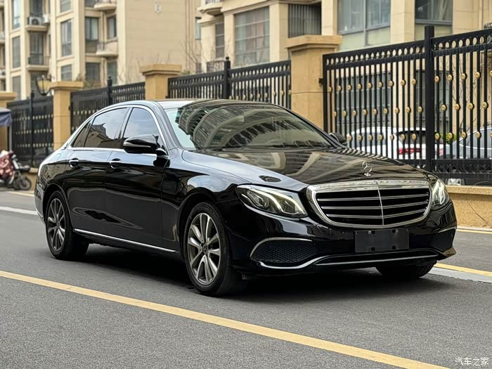 出售18年奔驰e立标棕内隔断双天窗228w