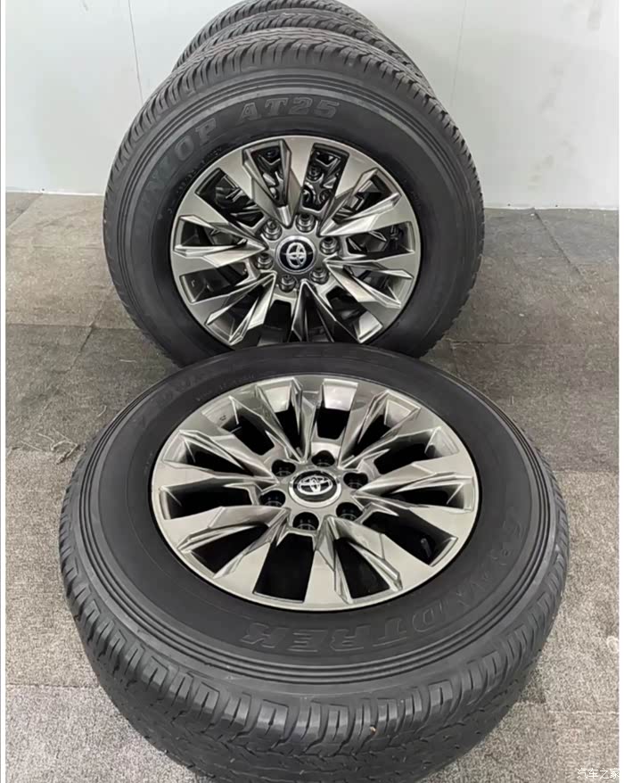18寸丰田普拉多轮毂轮胎 喜欢的看过来