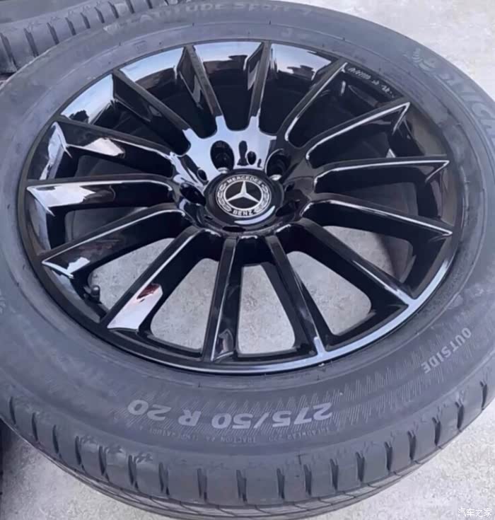 奔驰g500amg轮毂轮胎20寸喜欢的可以来