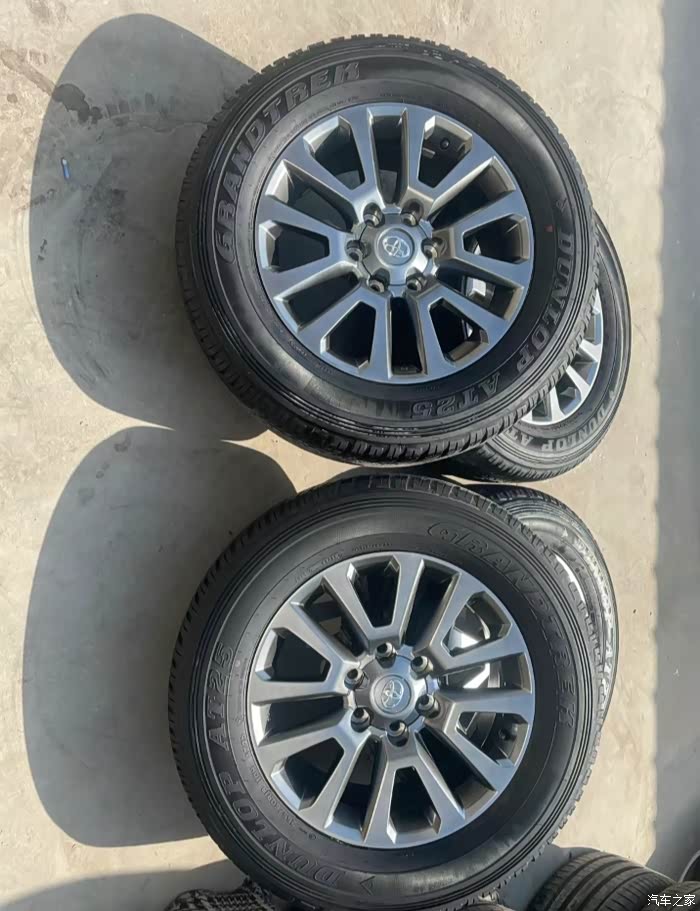 18寸丰田普拉多霸道轮毂轮胎来个有缘人