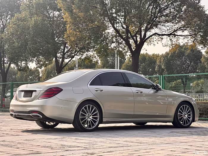 出台20年全国仅此一台香槟金奔驰s450l