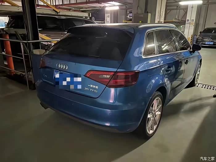 16年,奥迪a3 1.4t,全车原版 五个面油漆, 实表7万