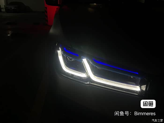 刚买的宝马5系蓝眉大灯18-20款,只用不到两周,老婆不喜欢
