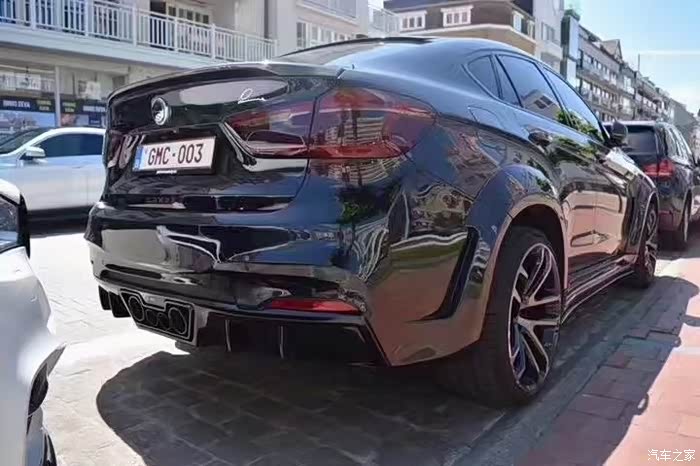 宝马x6f16改装lumma大包围机盖