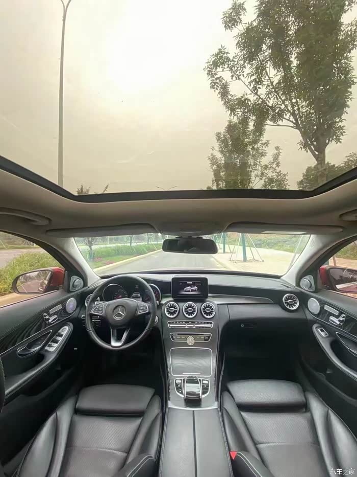 出售本人自用车,2016年奔驰c200l,极品车况,满天星中