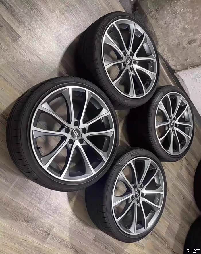 19寸奥迪a4s4原厂拆车轮毂带胎一套