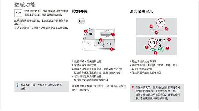 逸动plus定速巡航图解图片