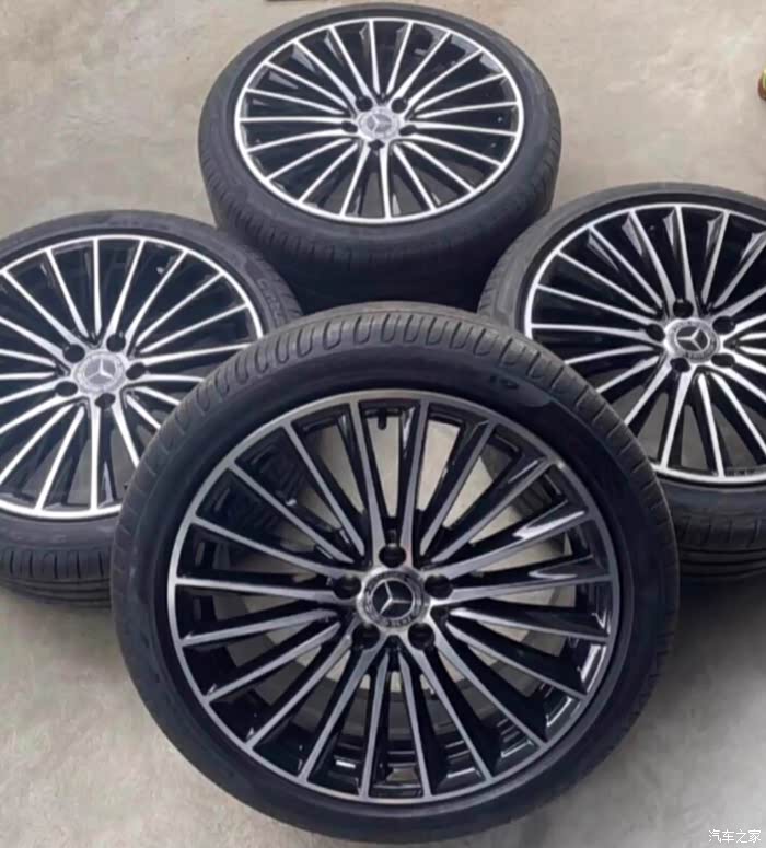 19寸奔驰gls53原厂进口轮毂99新成色美的一套