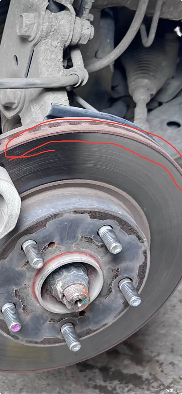 之前买的菲罗多刹车片用了一段时间一直感觉刹车盘外圈磨不到