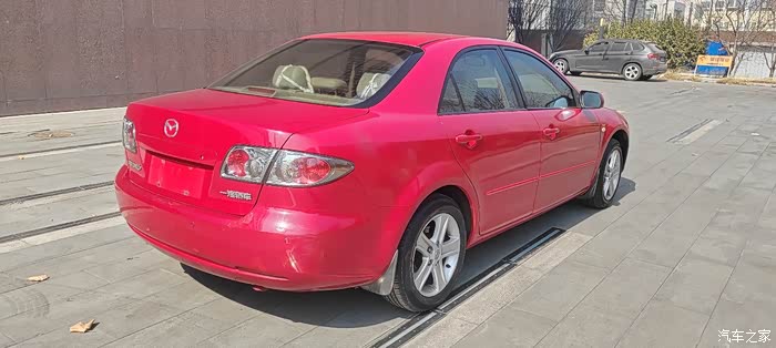 家用2009年5月份马自达6红色轿车一辆颜色特别正红一