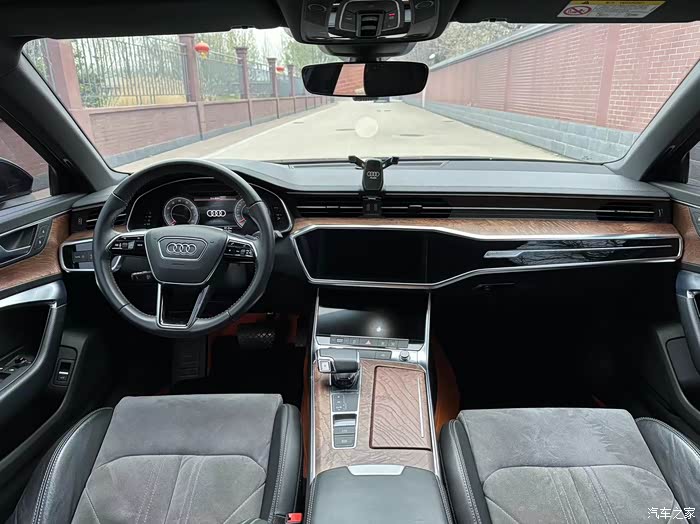 20年奥迪a6l45高功率全车原版原漆选装桃木内饰支持