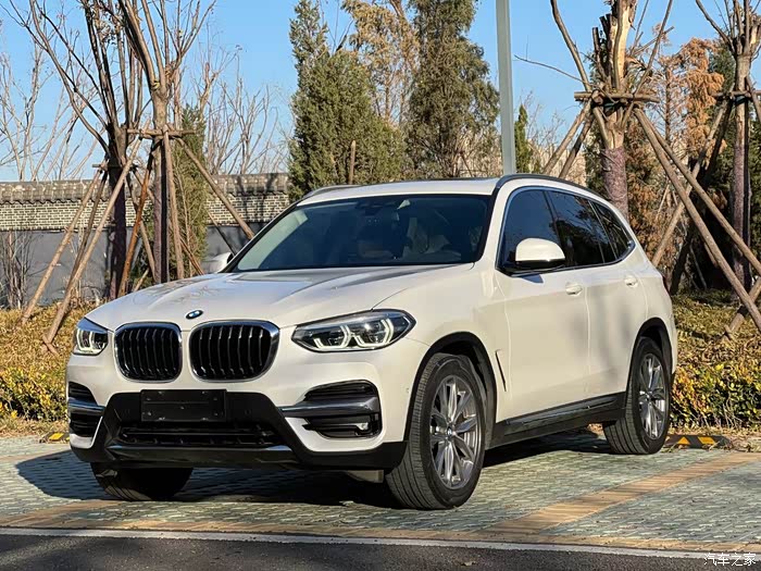 19年宝马x320t豪华套装全车原版两处补漆白外棕