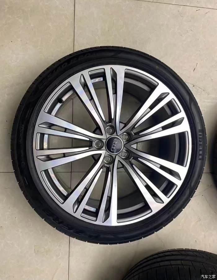 20寸奥迪a6轮毂轮胎一套,喜欢的进