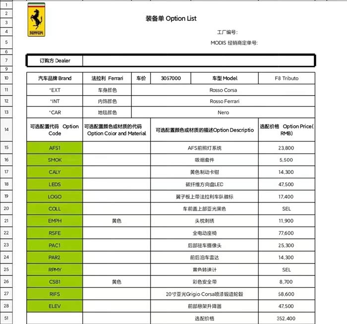 22年7月份上牌法拉利f8,红外红内,原版原漆带车衣,安全行