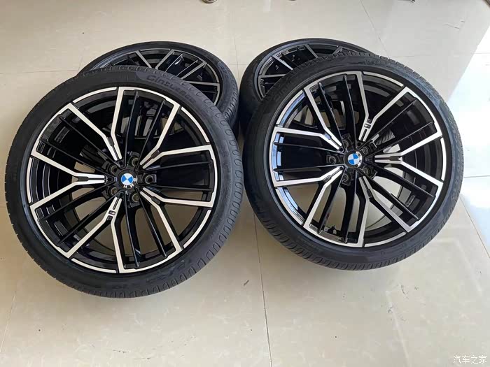 宝马五系530li原厂19寸拆车轮毂带胎一套2022款5