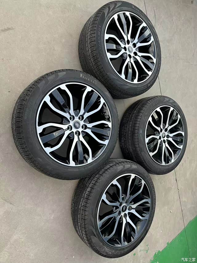 【图】揽胜原厂21寸拆车轮毂带倍耐力轮胎(23年胎)_车生活论坛_汽车之