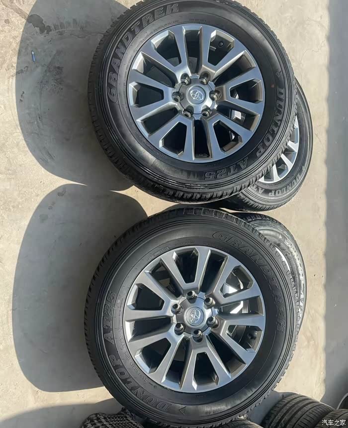 18寸丰田霸道普拉多轮毂轮胎喜欢的来