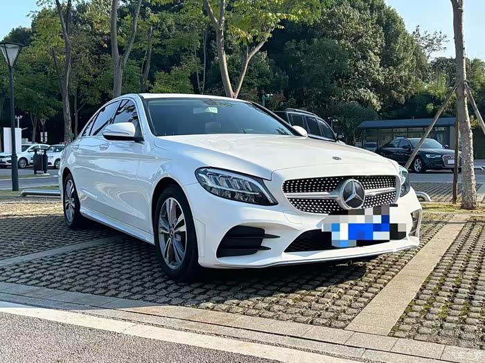 到店20年上牌奔驰c200l15t时尚运动版车况原版原