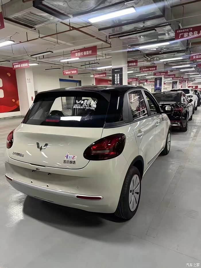 五菱汽车五菱缤果2023款203km轻享款家用代步