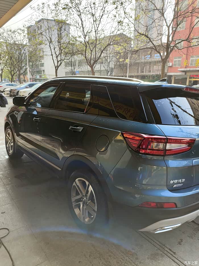 改了前格栅和喷黑c柱 一把过很顺 车检确实暴_长安cs55论坛_汽车之家