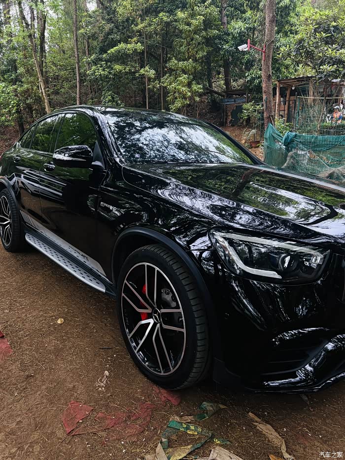 【图】个人收一台20款glc63 coupe,诚心要,车况接受小瑕_奔驰glc轿跑