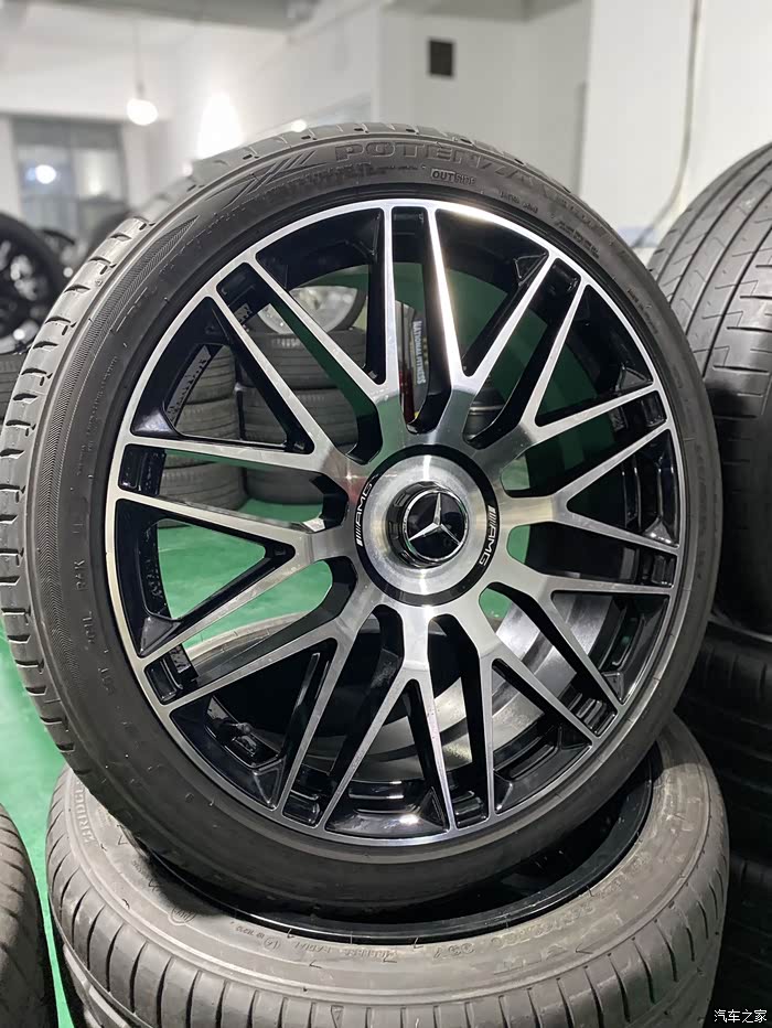 2024款奔驰s63amg原厂轮毂套件一套四个完好无损
