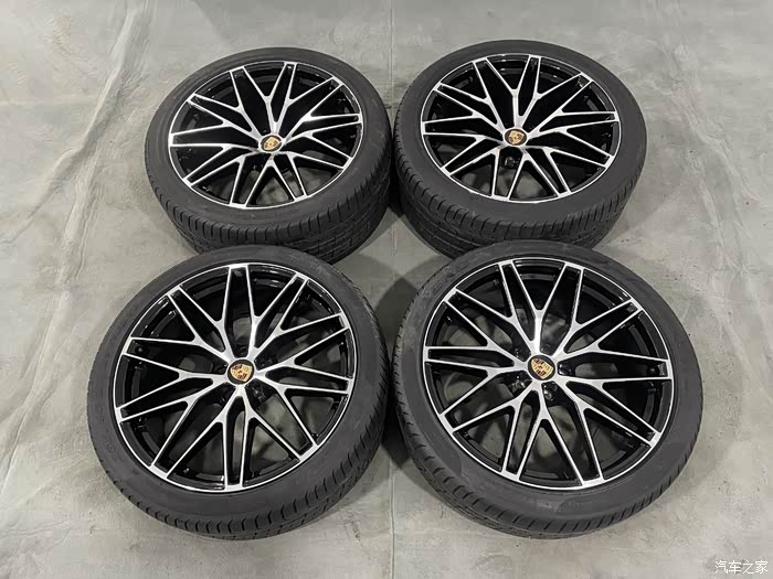 新款保时捷macangts原厂21寸轮毂保时捷玛卡鸟巢轮